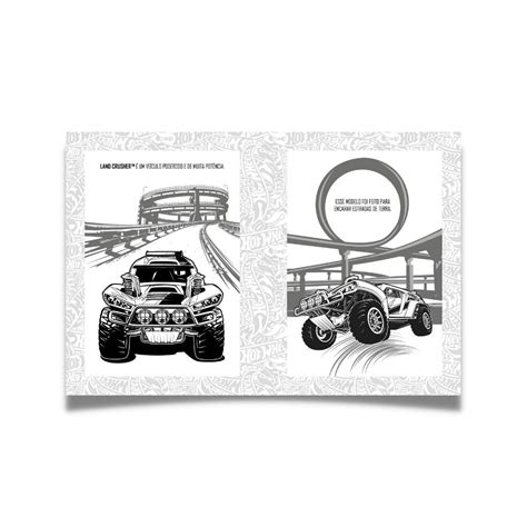 Livro Aquarela Hot Wheels