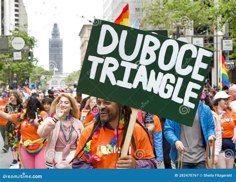 Participants In The Annual Gay Pride Parade In San Francisco CA Editorial Photography Image