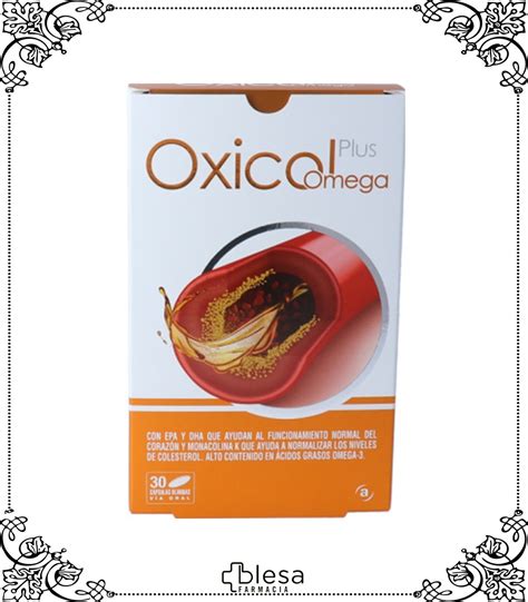 Actafarma oxicol plus omega 30 cápsulas Blesa Farmacia