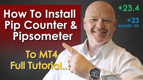 How To Download And Install The Free Pip Counter Indicator Mt4 The