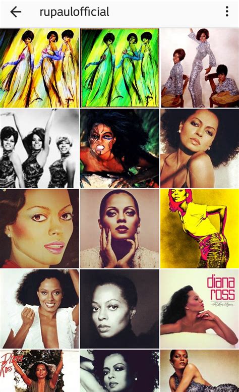 Let's remember when Ru spammed a bunch of pictures of Diana Ross on ...