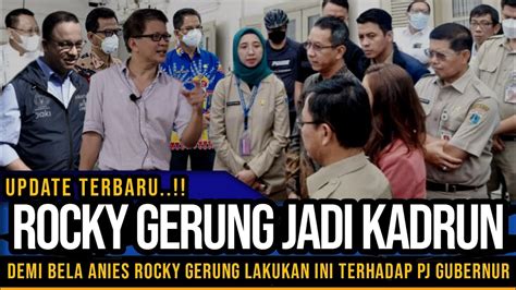 Demi Bela Anies Baswedan Rocky Gerung Perlakukan Pj Gubernur Seperti