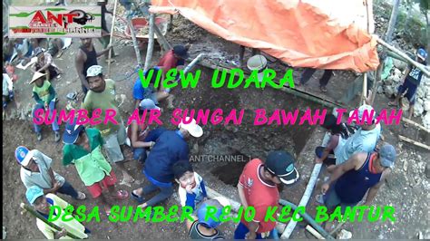 View Udara Sumber Mata Air Bawah Tanah Di Desa Sumberejo Bandung Rejo