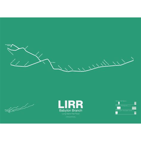 LIRR Babylon Branch Poster – vanmaps