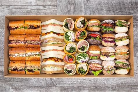 Mouthwatering Sandwich Platter Picnic Food Gourmet Sandwiches