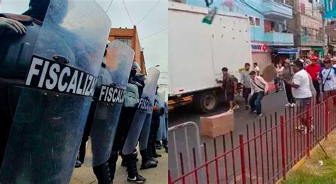 Gamarra Feroz Enfrentamiento Entre Fiscalizadores De La Victoria Y