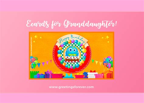 Birthday Ecards For Granddaughter Animated Greeting Cards For