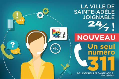 Faites Le 311 Pour Joindre La Ville Les Actualités Ville De Sainte