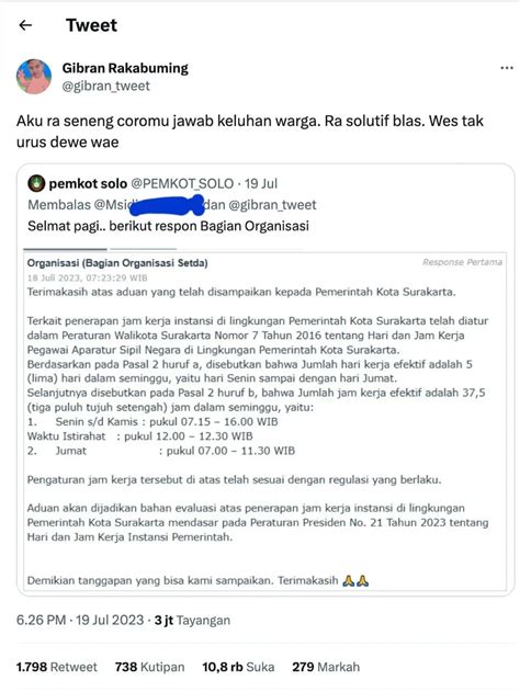 Viral Gibran Rakabuming Raka Marahi Gaya Pemkot Solo Jawab Keluhan