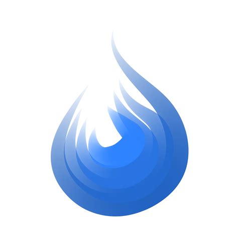 Simple Illustration Of Element Water For Logo Png