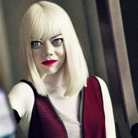 Emma Stone As Ghost Spidergwen Stacey In The Marvel Stable Diffusion