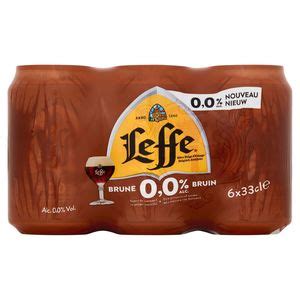 Leffe Bière Belge d Abbaye Brune 0 0 Alc Canettes 6 x 330 ml