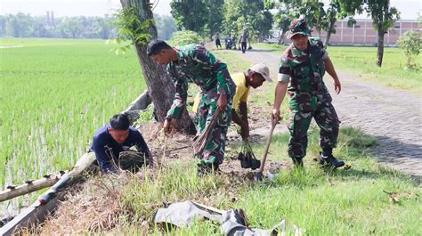 Pembinaan Lingkungan Hidup Kodim Bojonegoro Tanam Ribuan Pohon