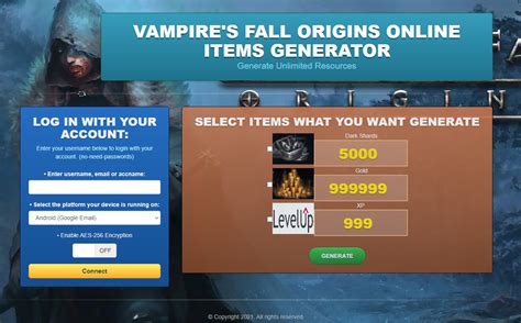 Vampires Fall Origins Rpg Hack Cheat Tool Generator Mod