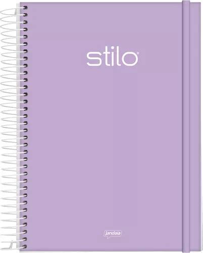 Cuaderno Universitario En Espiral Estilo Lila Hojas Tapa Dura