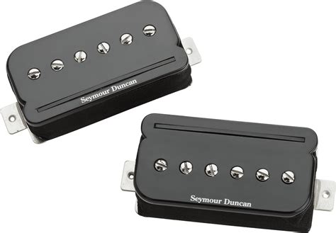 Seymour Duncan Shpr S P Rails Set Black Electric Guitar Pickup