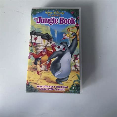 Walt Disney Classics The Jungle Book Vhs Video Cassette Tape Pal