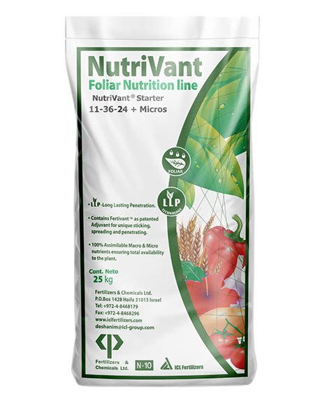 Fertilizante Foliar Nutrivant Starter Micros Icl Mx