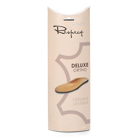Стельки Deluxe из натуральной кожи ортопедические (профилактические ...