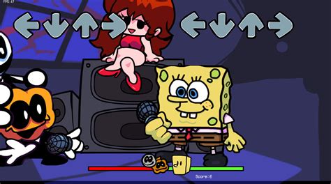 Spongebob Squarepants Over Boyfriend Friday Night Funkin Mods