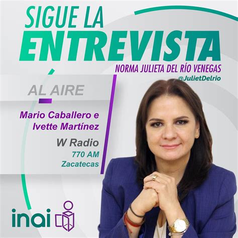 INAI On Twitter Te Invitamos A Escuchar La Entrevista A La