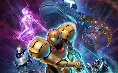 Download A Poster For Metroid Prime Wallpaper