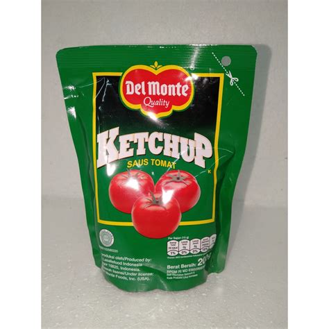 Jual Del Monte Saus Tomat Pouch 200g Shopee Indonesia