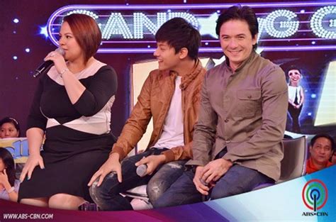 Daniel Padilla with Rommel Padilla and Karla Estrada on Gandang Gabi Vice