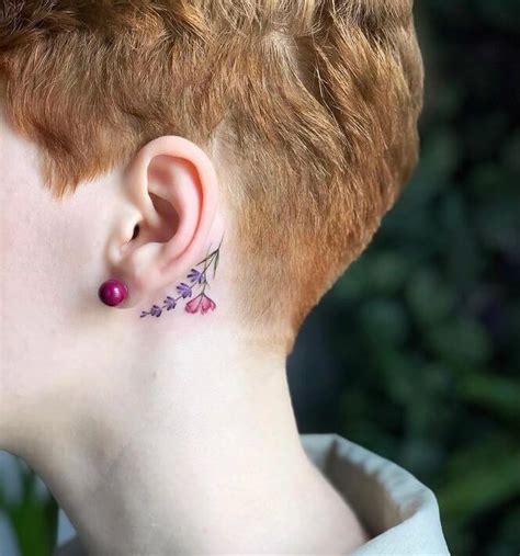 30 Unique Behind The Ear Tattoo Ideas For Women