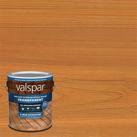 Valspar Pre Tinted Cedar Naturaltone Transparent Exterior Wood And