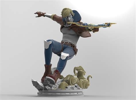 Ezreal League Of Legends 3d Model 3d Printable Cgtrader