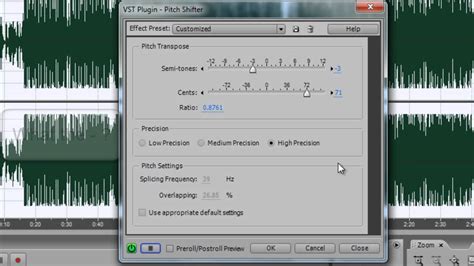 Adobe Audition How To Change Voice Pitch Youtube