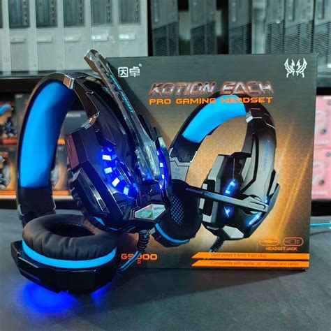 KOTION EACH G9000 PRO GAMING HEADSET BLUE Audio Headphones Headsets