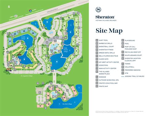 Sheraton Vistana Villages - Map