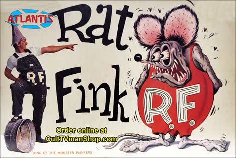 PREORDER Ed Roth Rat Fink - from Atlantis - $18.99- PREORDER