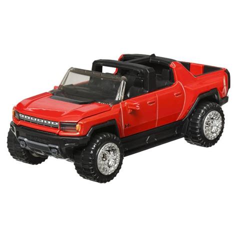 Masinuta Metalica Cu Sistem Pull Back Hot Wheels GMC Hummer EV Scara 1 43 MTHPR70 HWH45