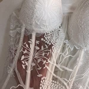 Ivory Mesh Flower Lace Corset Top With Lace Clasp On The Back Honeymoon Lingerie Sexy Bridal