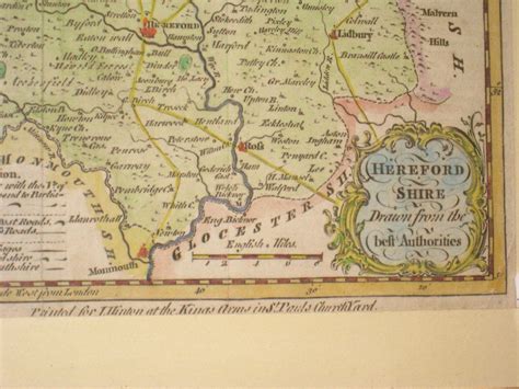 Map Of Hereford, England