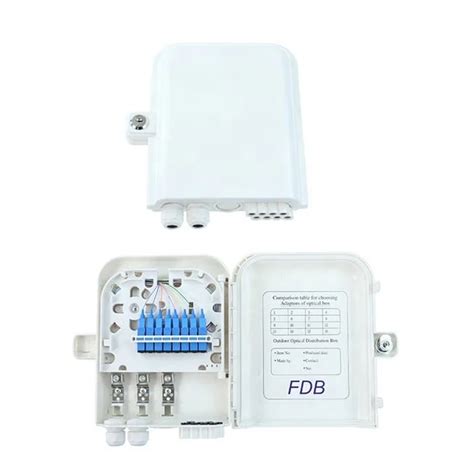 FTTH Outdoor 8 Ports Fiber Optic Distribution Box Junction Splice Box