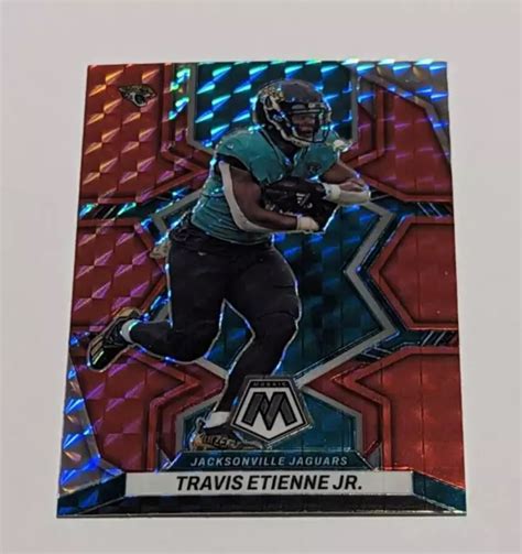 Panini Mosa Que Travis Etienne Jr Rouge Prisme Football Carte