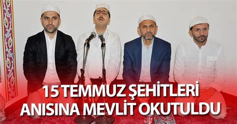 15 Temmuz şehitleri anısına mevlit okutuldu Demokrat Kocaeli