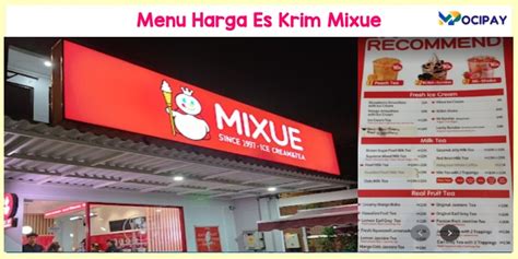 Menu Harga Es Krim Mixue Yang Sedang Viral Mulai Ribuan