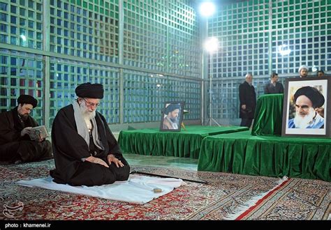 Photos Leader Ayatollah Khamenei Pays Tribute To Late Imam Khomeini