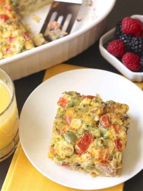 Delicious Breakfast Egg Casserole Story Two Healthy Kitchens