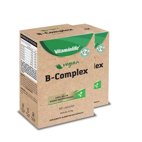 Kit B Complex Vitaminlife C Psulas Veganas Edin