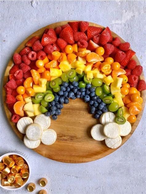 Rainbow Fruit Board For St Patricks Day Aint Too Proud To Meg