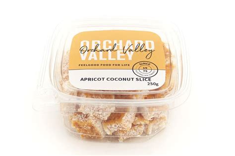 Apricot Coconut Slice Orchard Valley Devolas Of Brighton Sgop