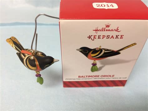 Hallmark Baltimore Oriole Miniature Ornament Beauty Of Birds New