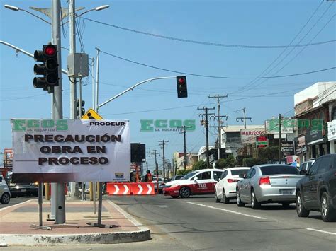 Informa Prodeur Sobre Obras Que Se Realizan En Rosarito Ecos De