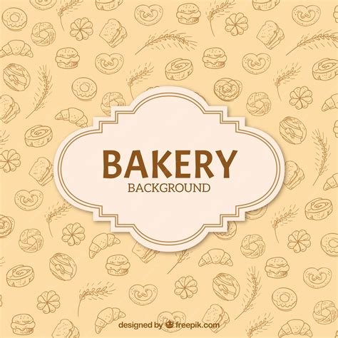 Premium Vector Bakery Background In Flat Style